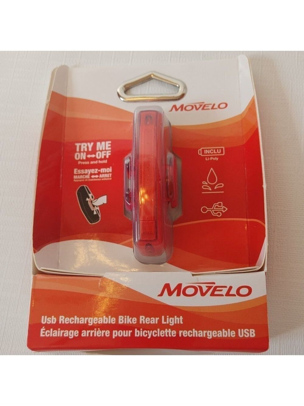 Movelo Bike Rear Light NIP Sealed